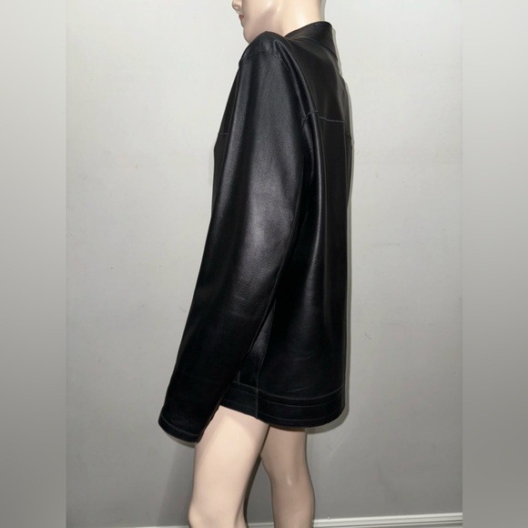 ASTON reversible Lambskin Leather Jacket 40 - Picture 9 of 11